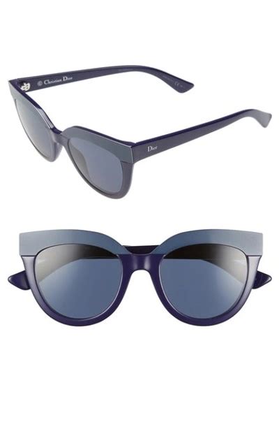 DIOR Midnight B2I 51mm Cat Eye Sunglasses .